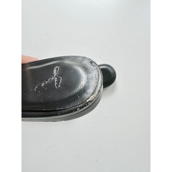 JOIE Aderes Black Suede Leather Studded Pointed Toe Slides Mules Flats, Size 39 - Picture 11 of 15